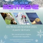 Séjour montagne CDSA février 2024