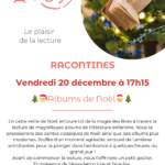 Atelier "Racontines - Albums de Noël"- 20/12 17h15