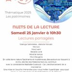 Nuits de la lecture - 25/01