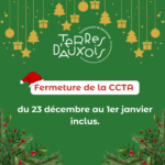 Fermeture de la CCTA du 23/12 au 01/01