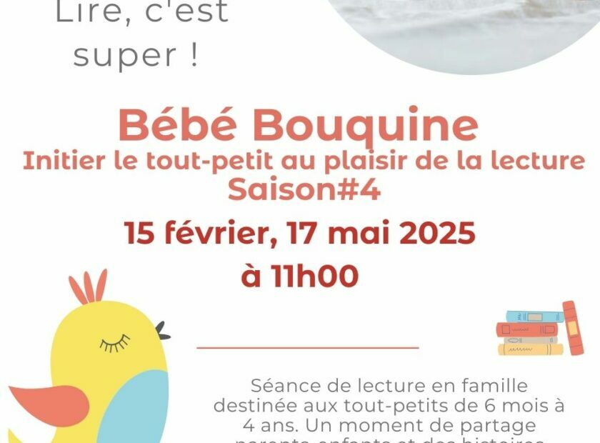 Médiathèque La Sereine affiche_bébébouquine