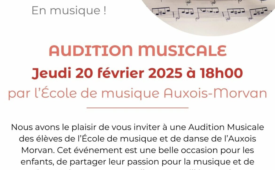 Audition musicale