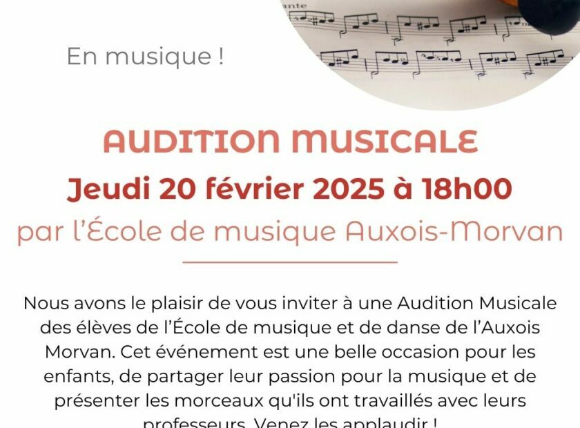 Audition musicale