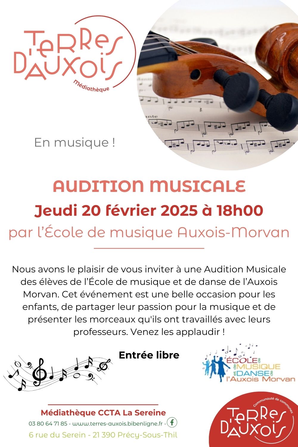 Audition musicale