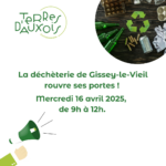 Réouverture de la déchèterie de Gissey-le-Vieil