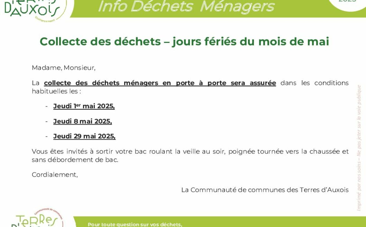 Communication_20250425_AVIS_collecte_jours_fériés_mai_Semur