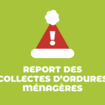 Report des collectes d'ordures ménagères